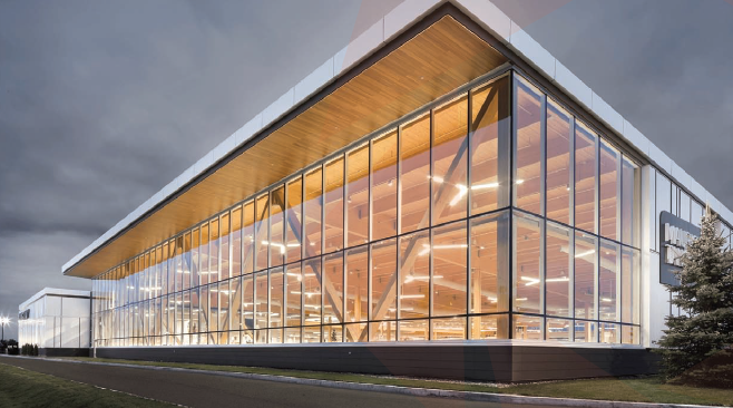Curtain-wall building project reference