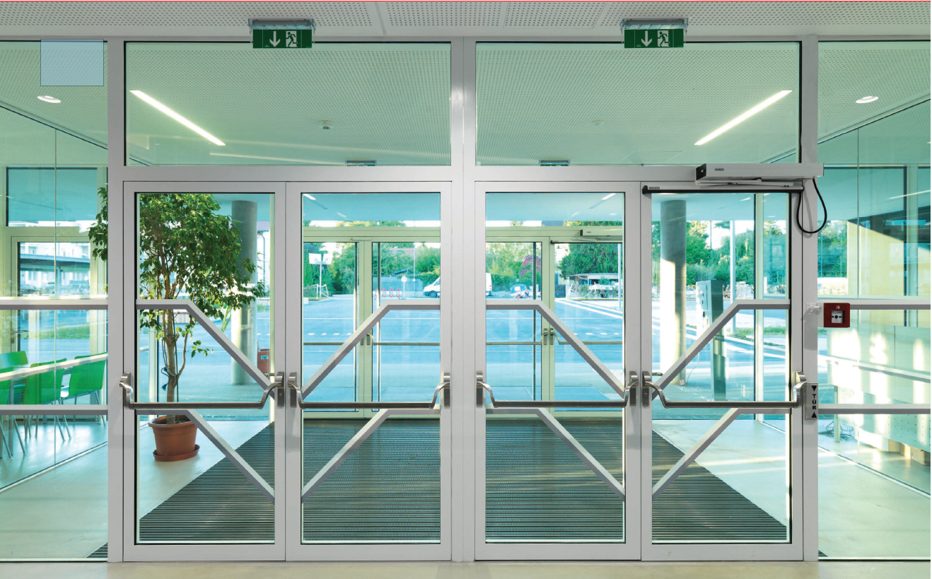 Steel framed fire-door project reference